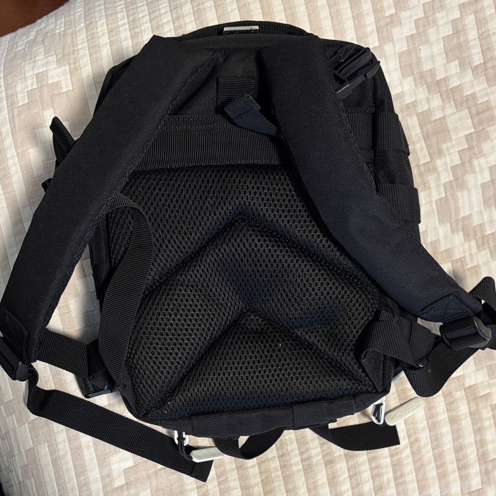 Mini Alpha Wolfpak Black Backpack With Patches - image 3